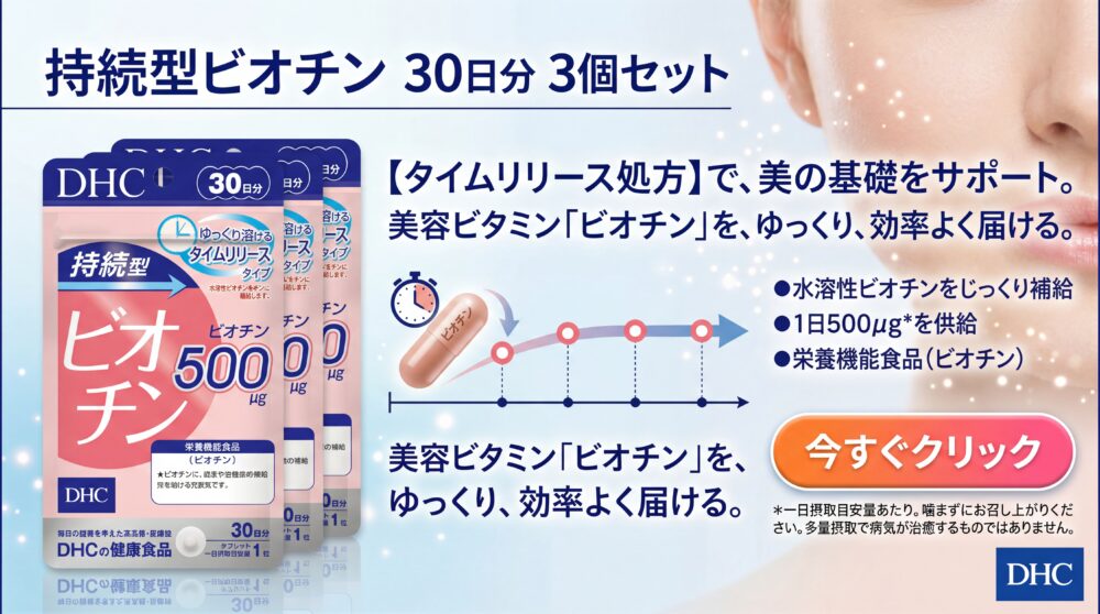 サプリ ビオチン