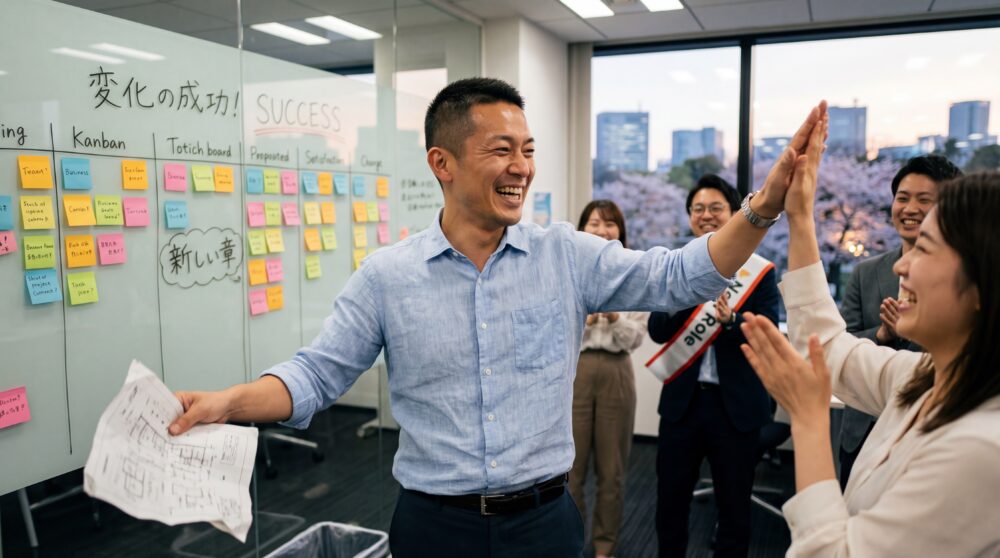 変化を楽しむ1人の社会人