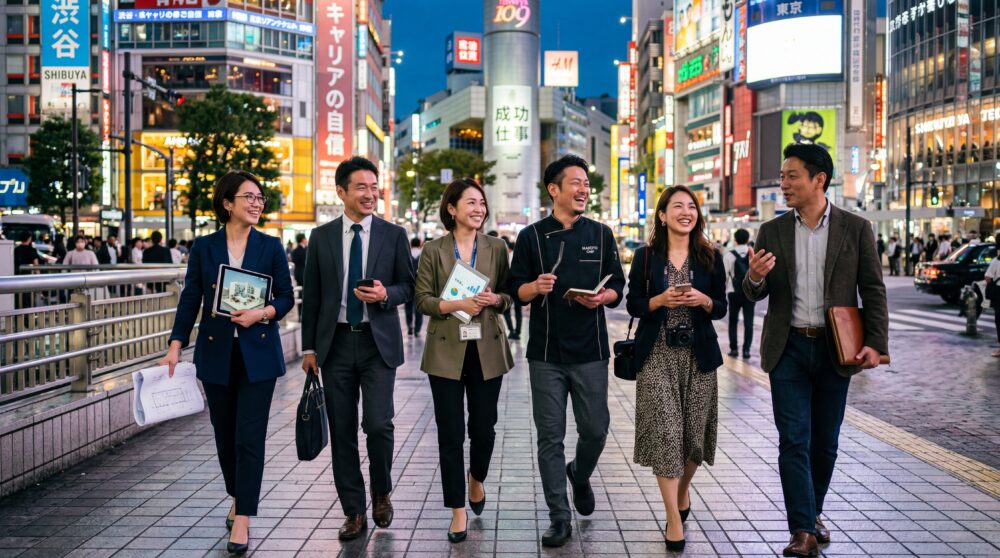 多数のキャリアを持つ日本人