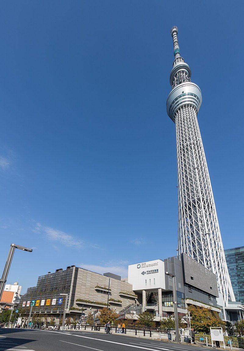 東京スカイツリーと東京ソラマチの外観
