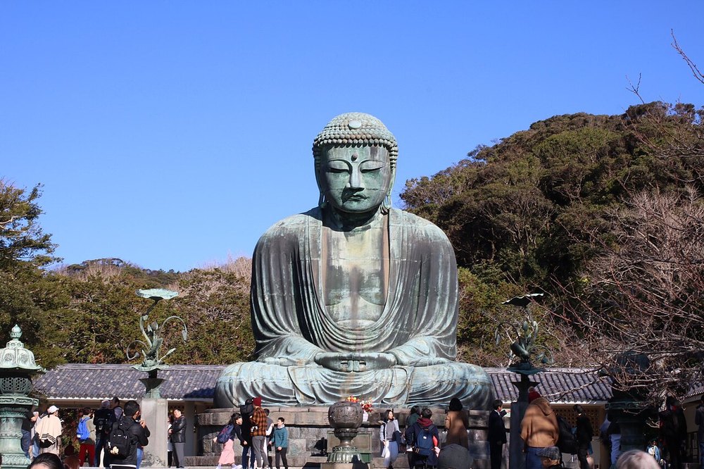 鎌倉大仏（高徳院）の大仏