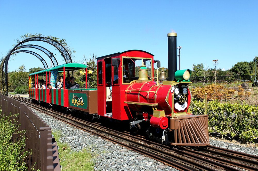 岩ケ池公園のミニ汽車かも・かもポッポー