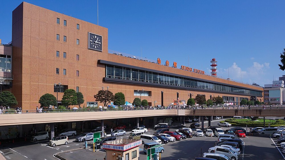 仙台駅の西口の駅舎